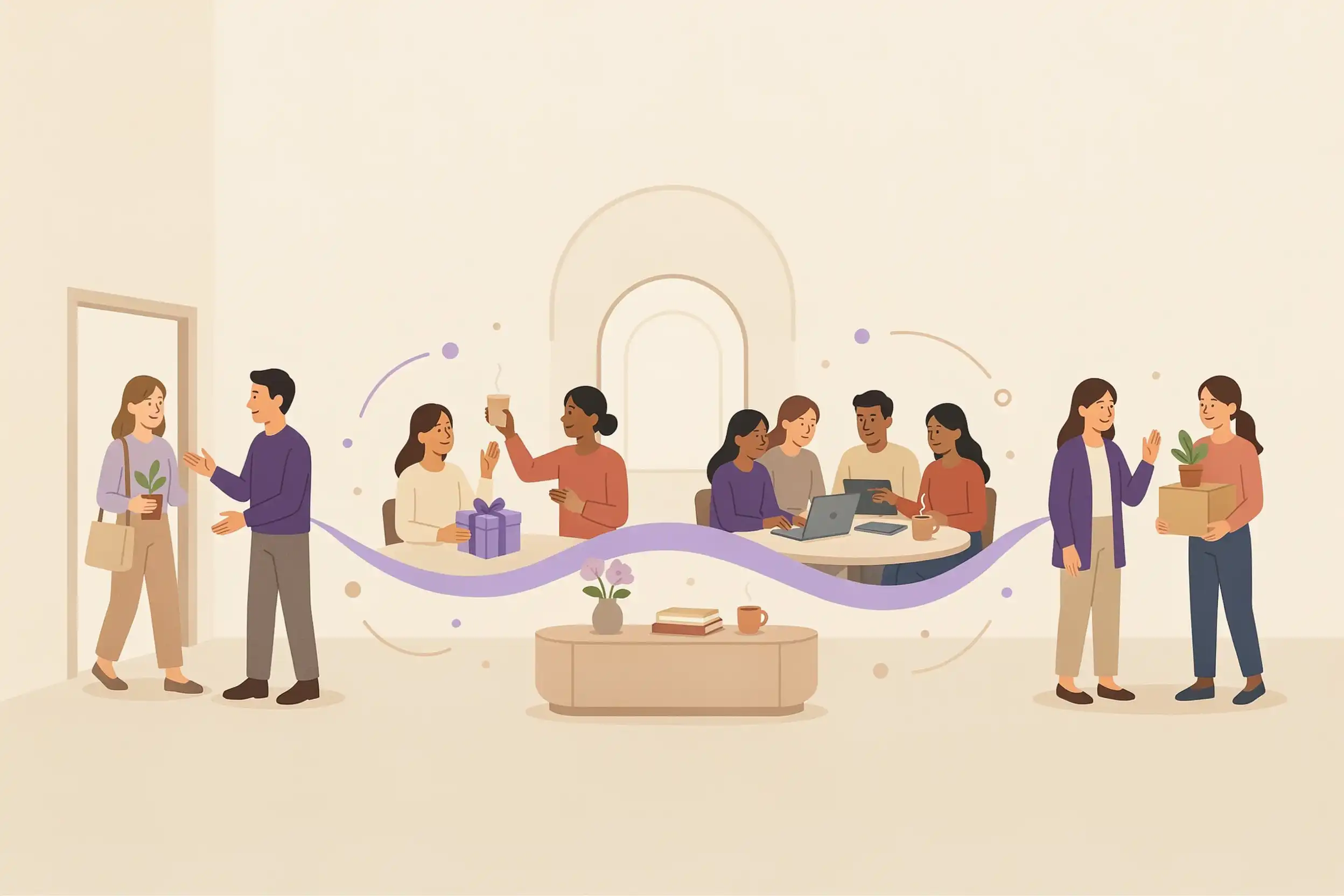 HR and People team group card for the whole employee journey